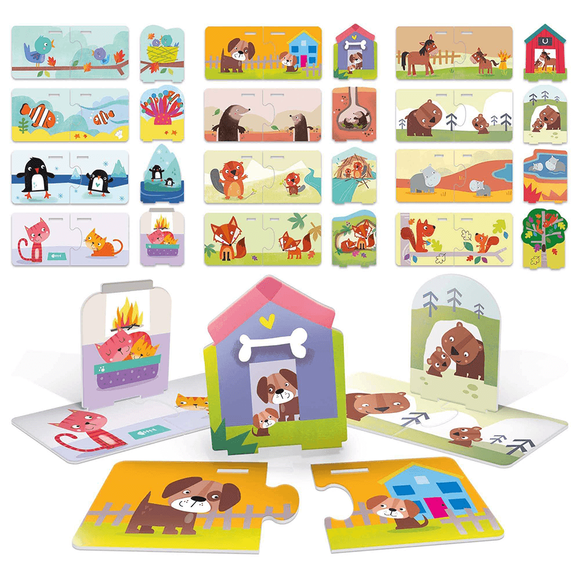 Headu Puzzle Babies & Habitat (2-5 Yaş) MU-24735