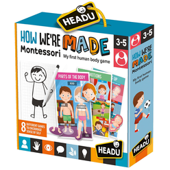 Headu - Headu Puzzle How We Are Made Monstessori (3-5 Yaş) EN-22823