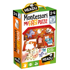 Headu Puzzle Montessori First Farm (2-4 Yaş) IT20140 - Thumbnail