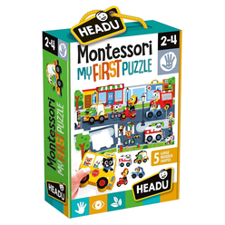 Headu Puzzle Montessori My First (2-4 Yaş) IT-22373 - Thumbnail