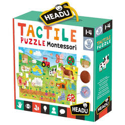 Headu Puzzle Tactile Montessori (1-4 Yaş) MU-23592 - Thumbnail