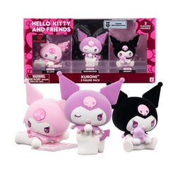 Gp Hello Kitty - Hello Kitty 3’lü Kuromi 10 Cm HKT0460 HKTJ2000