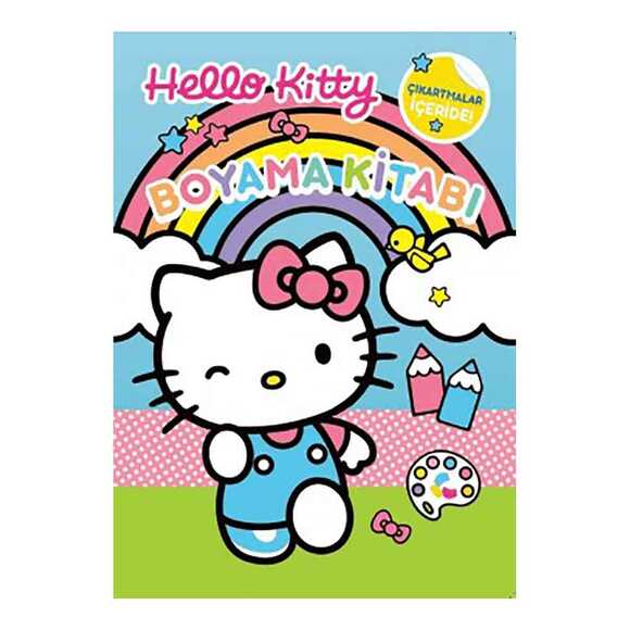 Hello Kitty Boyama Kitabı Çıkartmalar İçeride!