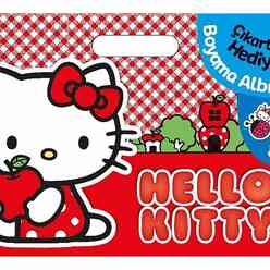 Hello Kitty - Çıkartma Hediyeli Boyama Albümü - Thumbnail