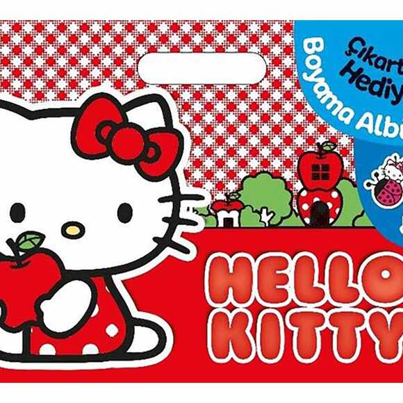 Hello Kitty - Çıkartma Hediyeli Boyama Albümü