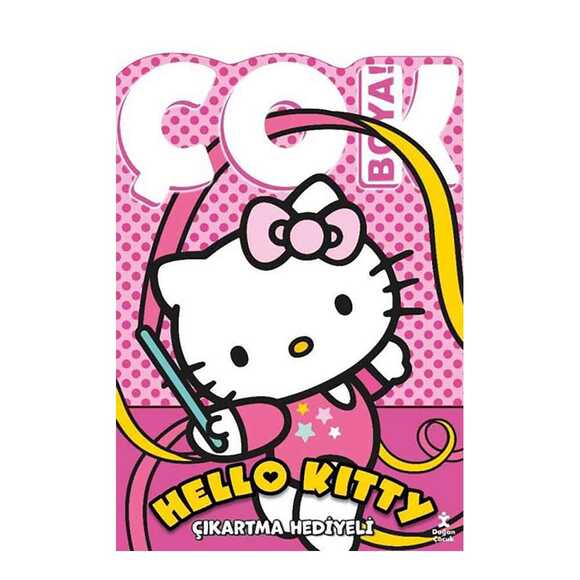 Hello Kitty Çok Boya! Çıkartma Hediyeli