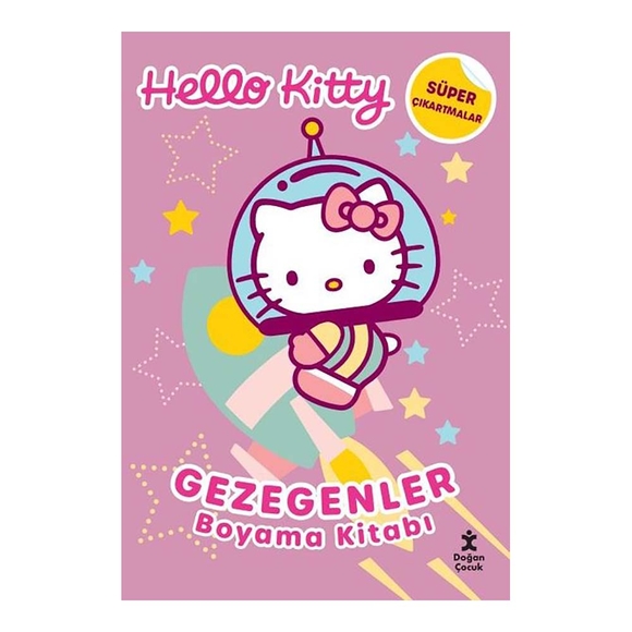 Hello Kitty Gezegenler Boyama Kitabı