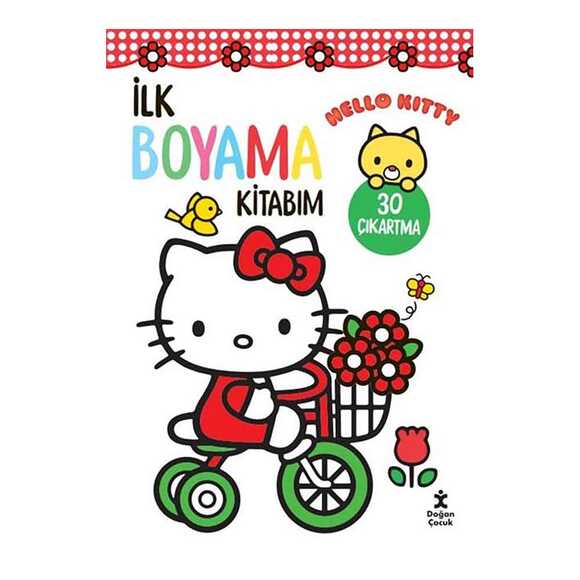 Hello Kitty - İlk Boyama Kitabım - 30 Çıkartma