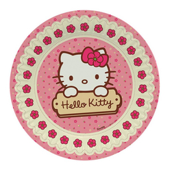 Hello Kitty Tabak 23 cm 8’li - Thumbnail