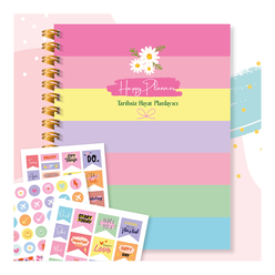 Hepsi Şirin Happy Colorful Planner Tarihsiz Ajanda - Thumbnail