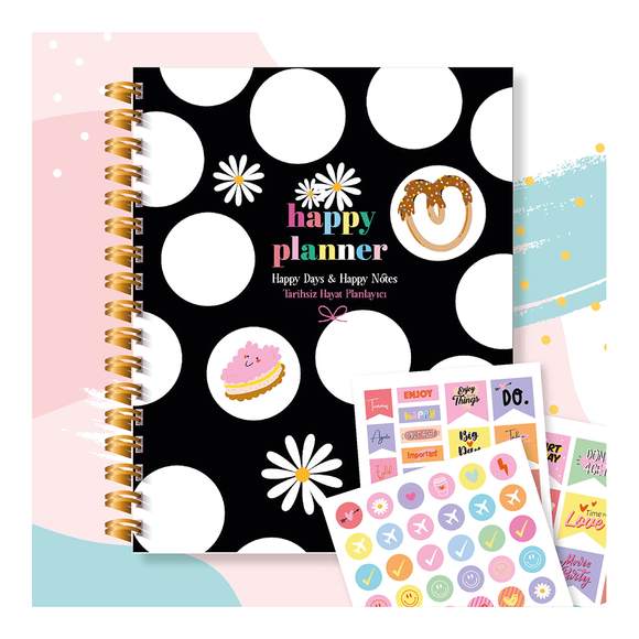 Hepsi Şirin Happy Sweets Tarihsiz Ajanda