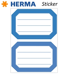 Herma 12 Adet Okul Etiketi 82x55 mm 5714 - Thumbnail