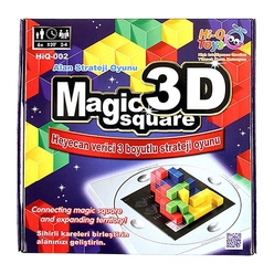 Hi-Q Toys 3D Magic Square Sihirli Küpler Aky-Xj0043 - Thumbnail