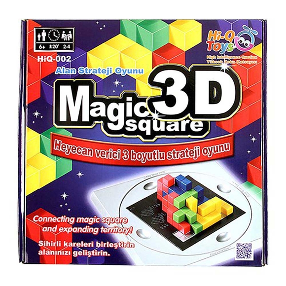 Hi-Q Toys 3D Magic Square Sihirli Küpler Aky-Xj0043