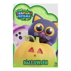 İthaki Yayınları - Holloween Zamanı - Çıkartmalı Boyama Kitabı