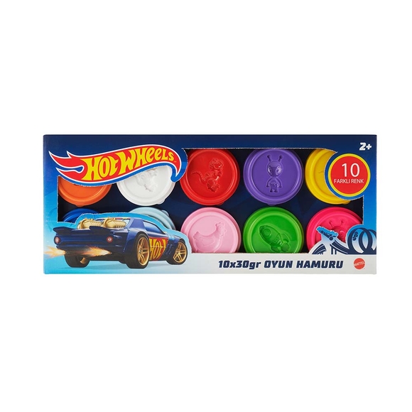 Hot Wheels 10x30 Gr Oyun Hamurları HHJ38 