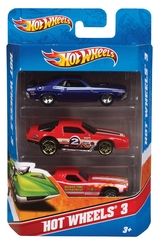 Hot Wheels 3’lü Araba Seti K5904 - Thumbnail