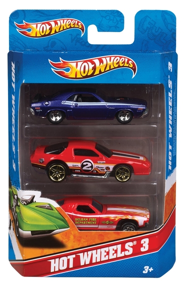 Hot Wheels 3’lü Araba Seti K5904