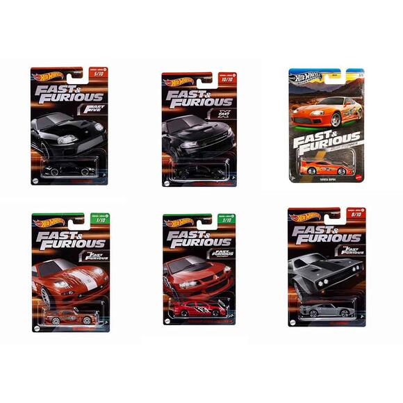 Hot Wheels Fast & Furious Temalı Arabalar HNR88