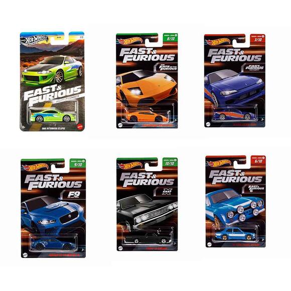 Hot Wheels Fast & Furious Temalı Arabalar HNR88