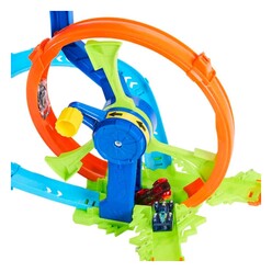Hot Wheels Hızlı Fırlatma ve Döngü Parkuru Oyun Seti JBX65 - Thumbnail