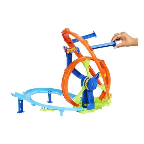 Hot Wheels Hızlı Fırlatma ve Döngü Parkuru Oyun Seti JBX65