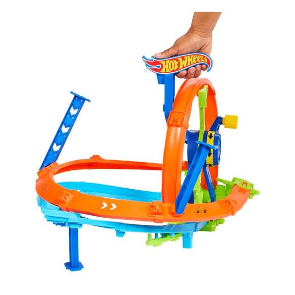 Hot Wheels Hızlı Fırlatma ve Döngü Parkuru Oyun Seti JBX65