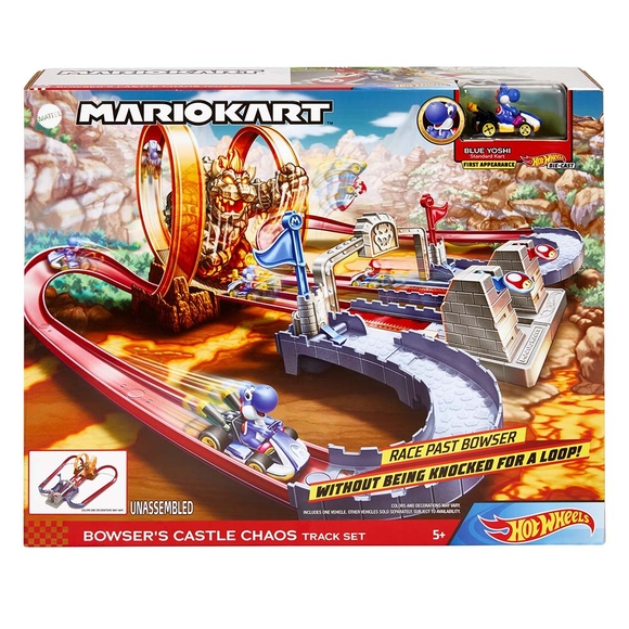 Hot Wheels Mario Kart Bowser’ın Kalesinde Kaos Oyun Seti GNM22