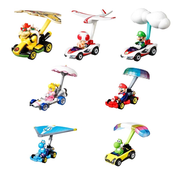 Hot Wheels Mario Kart Planörlü Araçlar GVD30