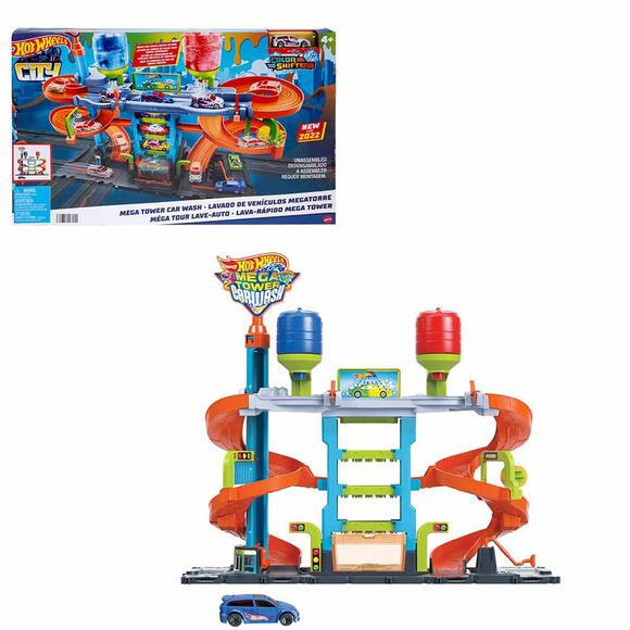 Hot Wheels MEGA Blocks Araba Yıkama Kulesi HDP05