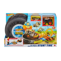 Hot Wheels Monster Trucks Akrobasi Tekerleği Oyun Seti GVK48 - Thumbnail