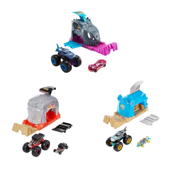 Hot Wheels Monster Trucks Fırlatıcılı Oyun Seti GKY01