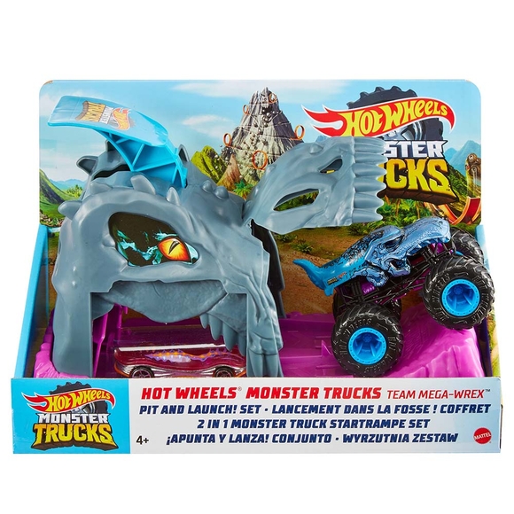 Hot Wheels Monster Trucks Fırlatıcılı Oyun Seti GKY01