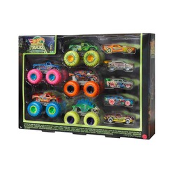 Mattel Hot Wheels - Hot Wheels Monster Trucks Karanlıkta Parlayan Araçlar Paketi HCB57