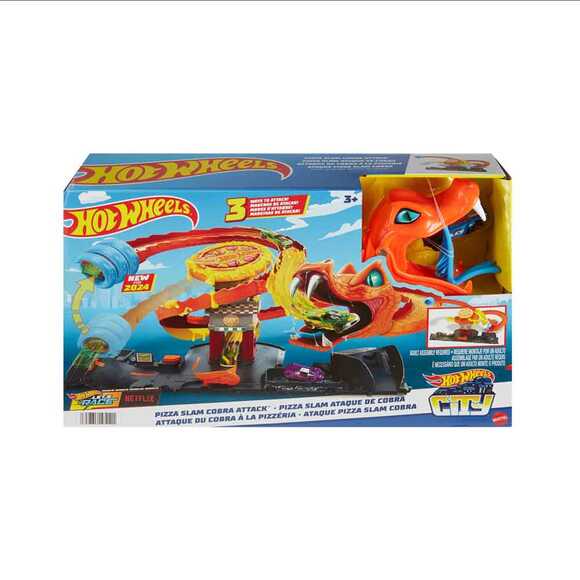 Hot Wheels Pizza Dükkanında Kobra Macerası Oyun Seti HTN81
