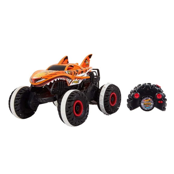 Hot Wheels R/C Monster Trucks Durdurulamaz Tiger Shark 1:15 Mass HGV87