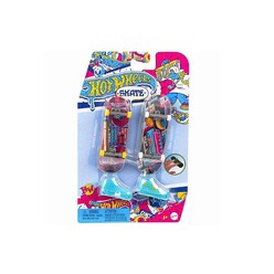Mattel Hot Wheels - Hot Wheels Skate Retro Temalı İkili Parmak Kaykay Ve Ayakkabı Paketleri HXL17