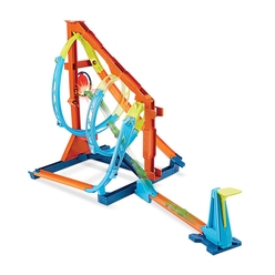 Hot Wheels Track Builder Spiral Dönüşlü Pist Seti HDX79 - Thumbnail