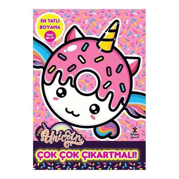 I Love Unicorn-En Tatlı Boyama - Çok Çok Çıkartmalı!