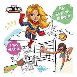 Beta Kids - İlk Boyama Kitabım Captain Marvel - Marvel Super Hero Adventures