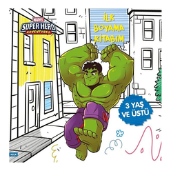 İlk Boyama Kitabım Hulk - Marvel Super Hero Adventures - Thumbnail