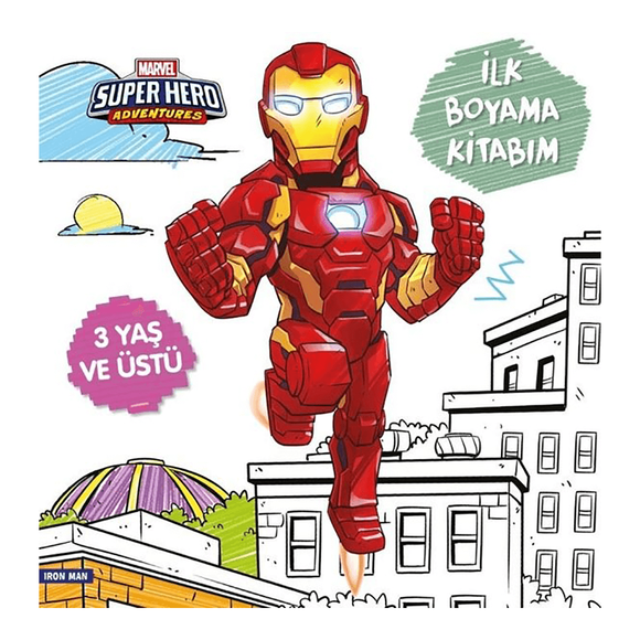 İlk Boyama Kitabım Iron Man - Marvel Super Hero Adventures