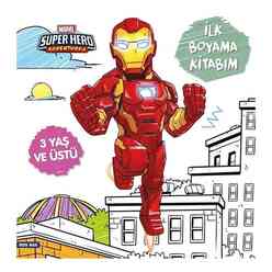 İlk Boyama Kitabım Iron Man - Marvel Super Hero Adventures - Thumbnail