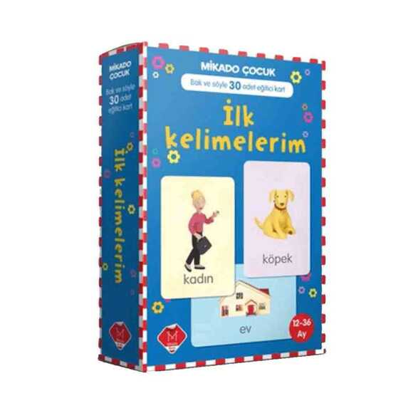 İlk Kelimelerim - 30 Adet Eğitici Kart