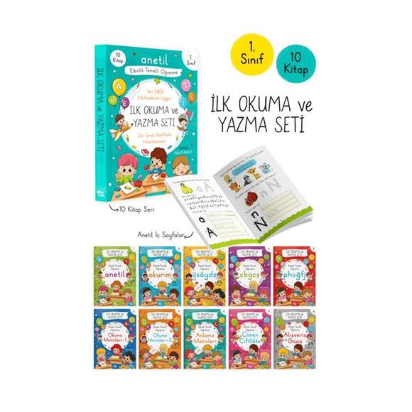 İlk Okuma Ve Yazma Seti (10 Kitap 1.Sınıf)