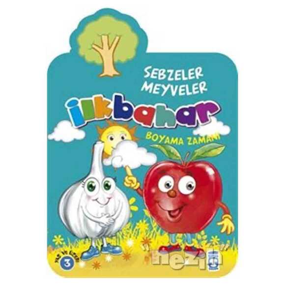 İlkbahar : Sebzeler Meyveler Boyama Zamanı