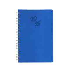 İlpen - İlpen 17x24 Spiralli Termo Deri Ajanda 2025 Lacivert 6446