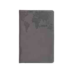 İlpen - İlpen 17x24 Termo Deri Ajanda 2025 Füme 6476