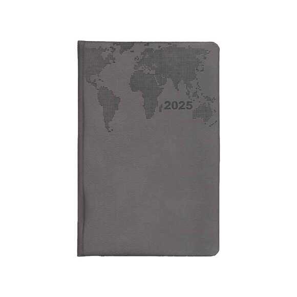 İlpen 17x24 Termo Deri Ajanda 2025 Füme 6476