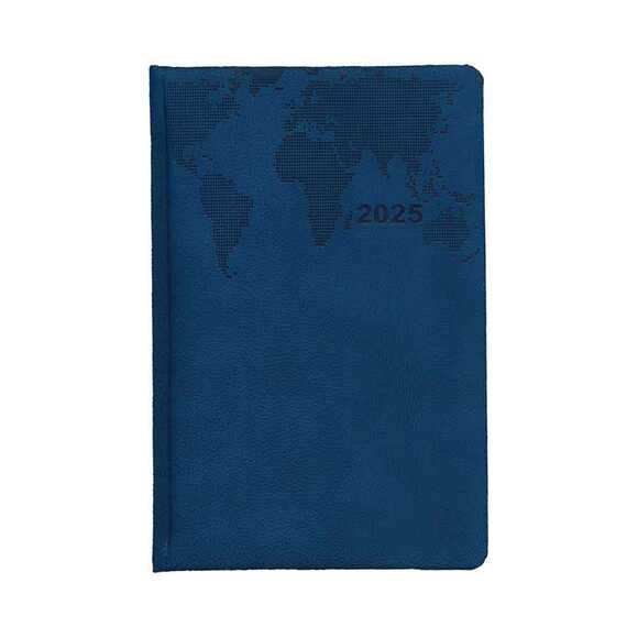 İlpen 17x24 Termo Deri Ajanda 2025 Lacivert 6476